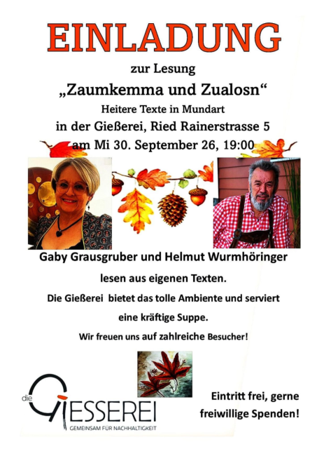 Einladung Lesung